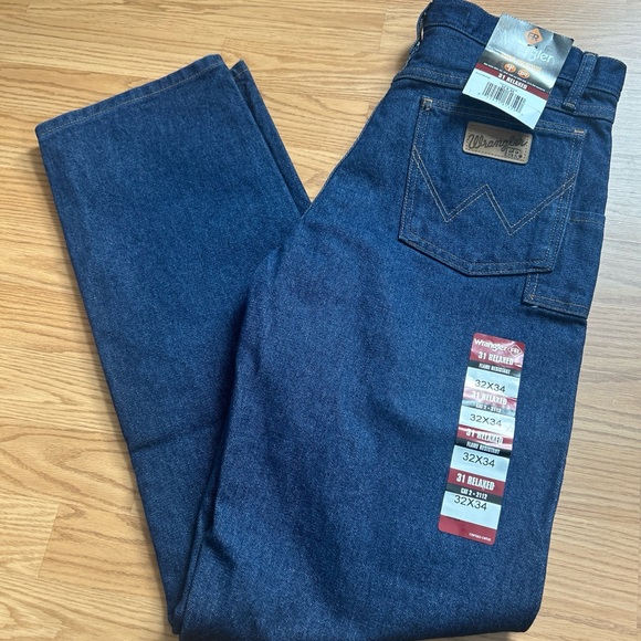 Wrangler FR 31 Relaxed Fit Flame Resistant Jeans Men 32x34 FR31MWZ New Denim - Picture 5 of 12